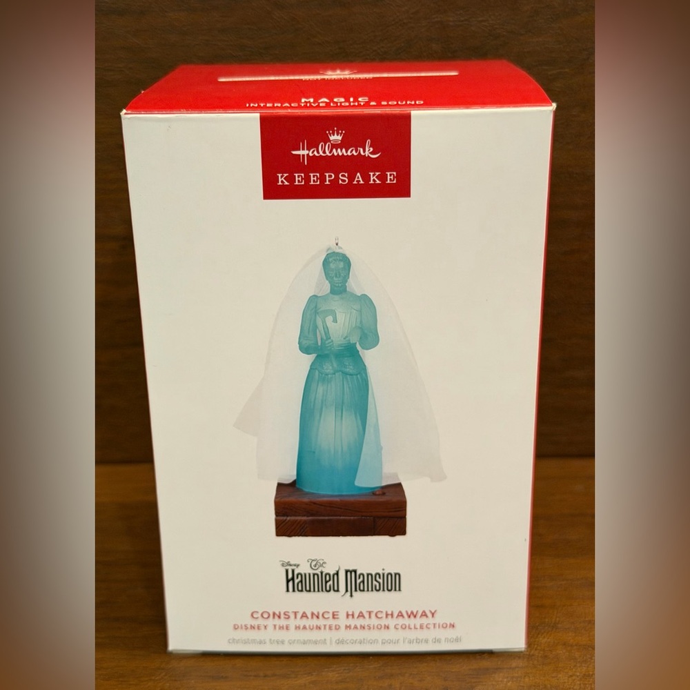 Hallmark Keepsake Disney Haunted Mansion Constance Hatchaway Bride Ornament-NEW - Picture 2 of 13